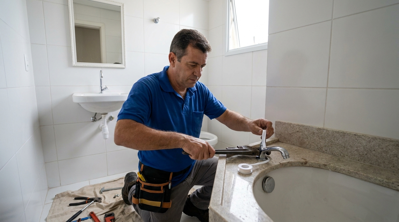 Instalação de torneira de cozinha em Itaquaquecetuba‑SP