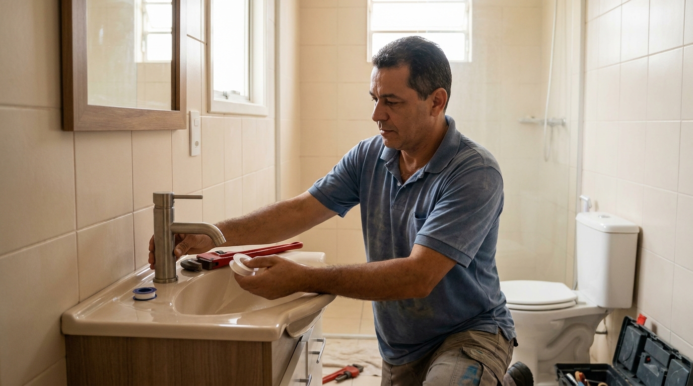 Instalação de torneira profissional em Itaquaquecetuba‑SP
